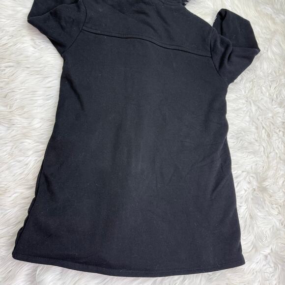 James Perse Double Breasted Pea Coat Hoodie Jacket Black Size 1 (Small) - Picture 8 of 8